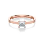 Pierścionek z różowego złota z diamentami AJPZ_001